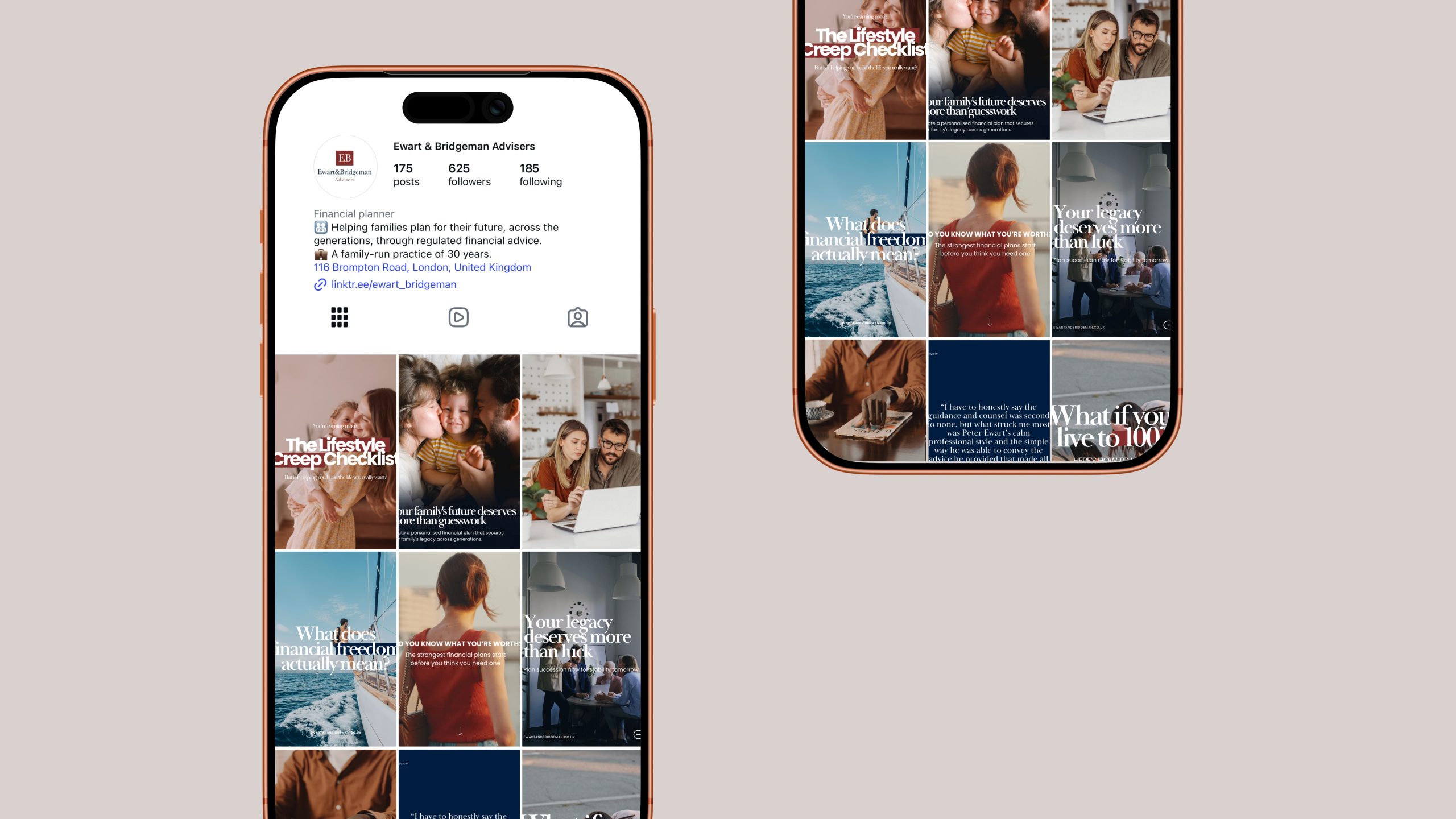 Rolke Studio. Ewart & Bridgeman Advisers. Manchester Marketing